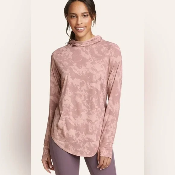 Eddie Bauer Women's Solarfoil Pullover Hoodie long sleeve shirt size L - Picture 1 of 10